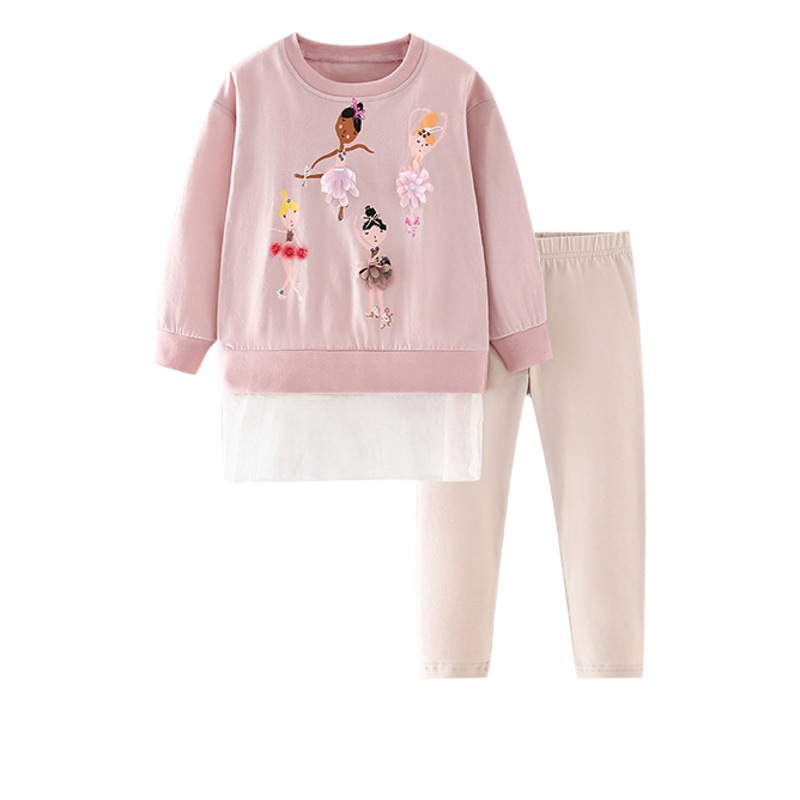 En stock malwee traje para niños otoño nuevo cuello redondo manga larga pantalones de manga larga de estilo occidental para niños europeos y americanos ropa para niños