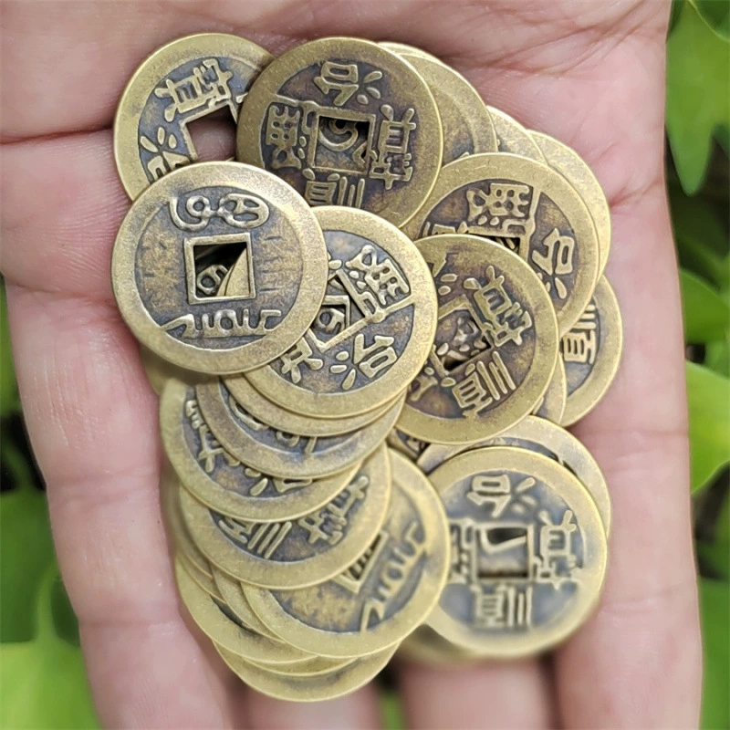 Заводская оптовая 2,3 см медная монета с пятью emperors? пять императорских монет медные монеты античные монеты династии Цинь Десять императоров Цяньлун