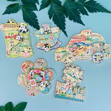 现货四川成都原创滑扣金属冰箱贴旅游景点景区文创城市国潮纪念品