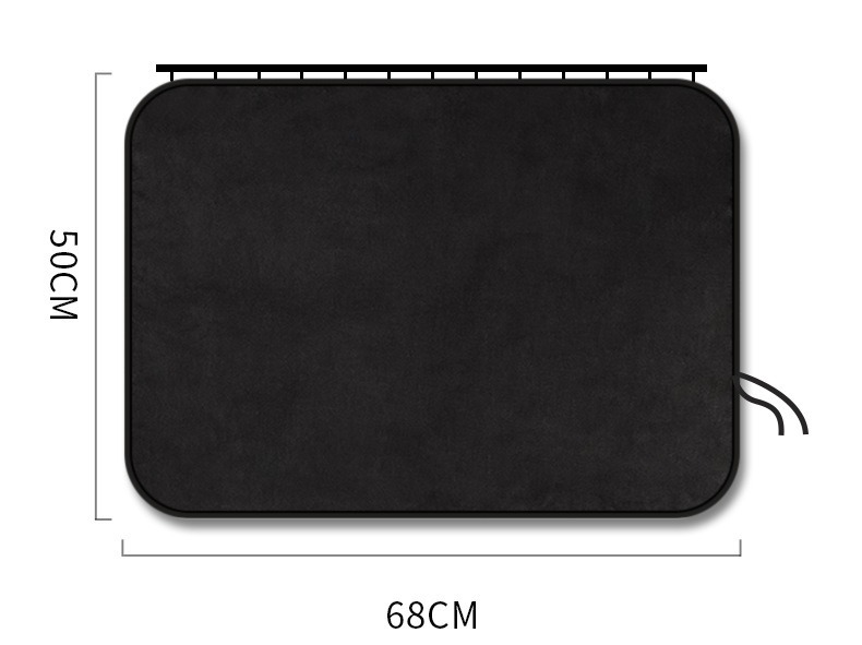 Car Sunshade Curtain Track-Type Baby Car Sun Protection and Heat Insulation Privacy Curtain Car Side Window Curtain Deerskin Velvet Sunshade