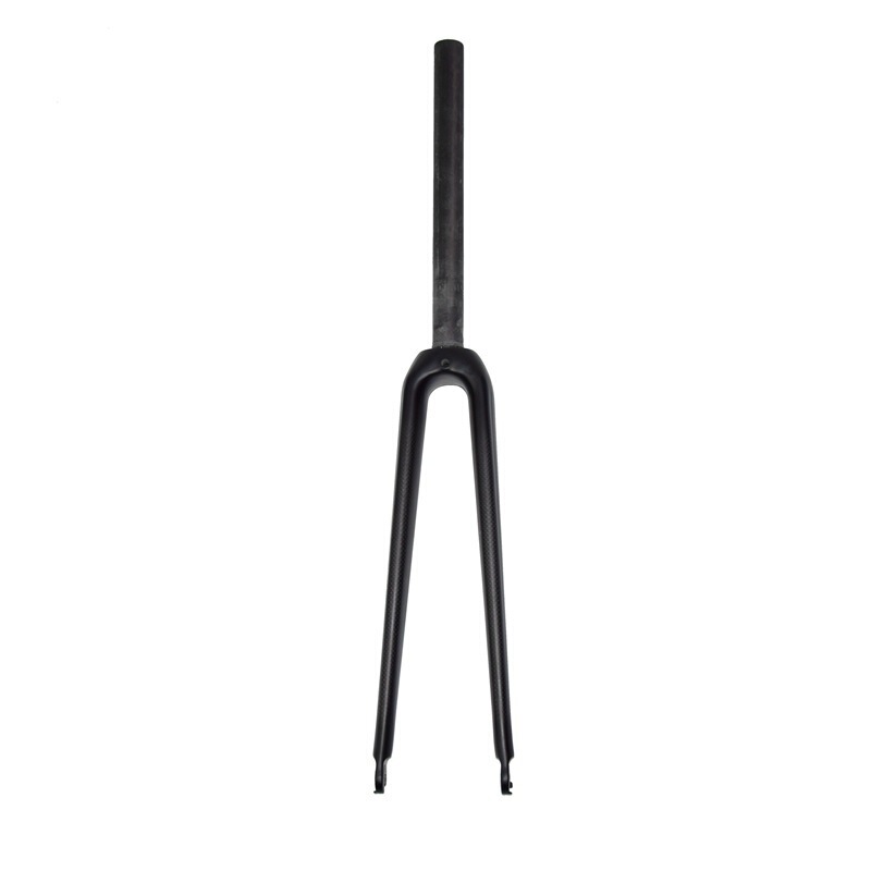 T800 carbon fiber road bike fixed gear bicycle fork 700C C brake fork ultra light 415g gloss