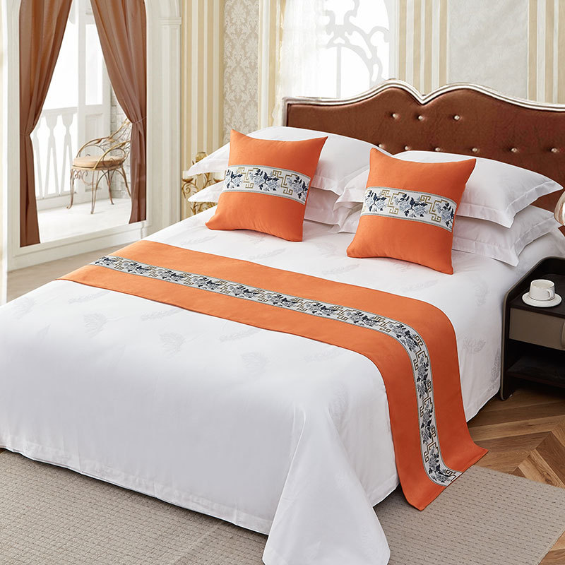 주황색 모란 꽃 스트립