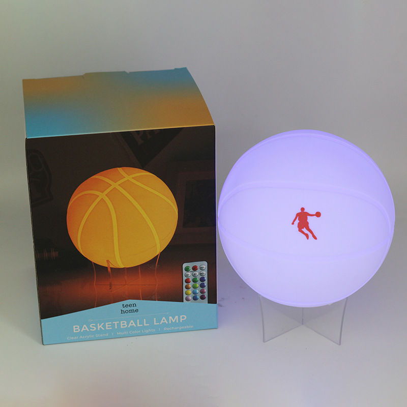 Copa del mundo transfronteriza de silicona lámpara de noche juguetes creativos para niños suave lámpara de cabecera del dormitorio lámpara colorida