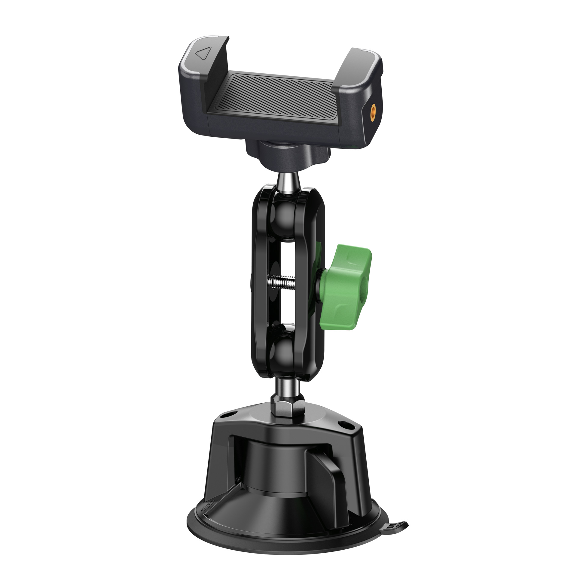 Car-Mounted Shooting Bracket for Vehicle-Mounted Two-In-One Powerful Suction Cup Multi-Angle Adjustable Aluminum Alloy Clip Bracket