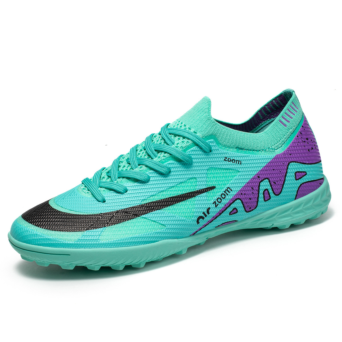 Zapatos de fútbol transfronterizos de alto bajo, zapatos de fútbol antideslizantes, zapatos de entrenamiento de fútbol al por mayor