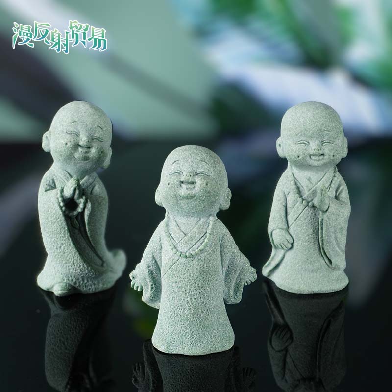 Escenografía de acuario de arenisca Escenario de pecera Creativa Piedra de micropaisaje León Arenisca azul Decoración nacional de marea Paisaje de jardinería chino