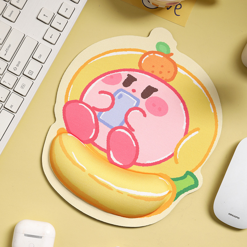 Nuevo ins lindo cartón de dibujos animados oso muñeca almohadilla de ratón para hombres y mujeres de oficina almohadilla de ratón para computadora soporte de teclado suave