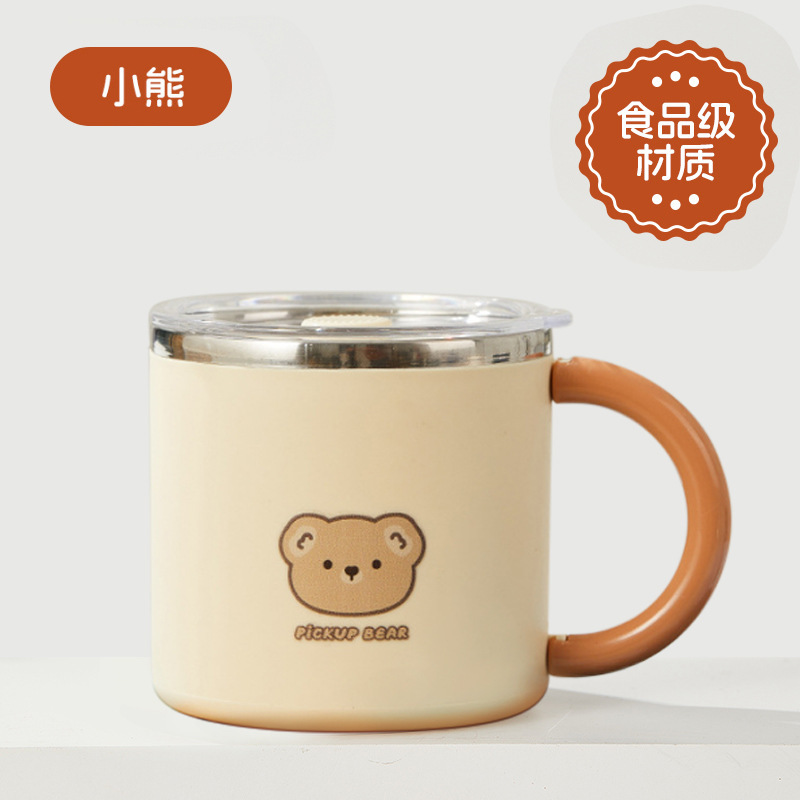 工場直送二重層断熱カップハンドル取り外し可能なマグカップ 304 ステンレス鋼の高価値ウォーターカップギフト|undefined