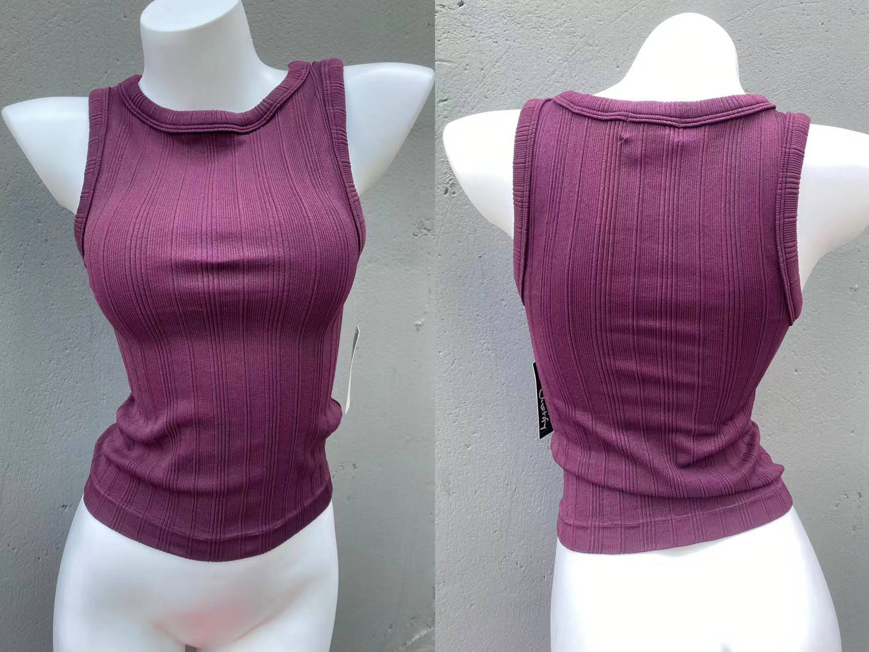 Exportación nuevo chaleco sin costuras de gran tamaño elástico cómodo ropa exterior superior al por mayor