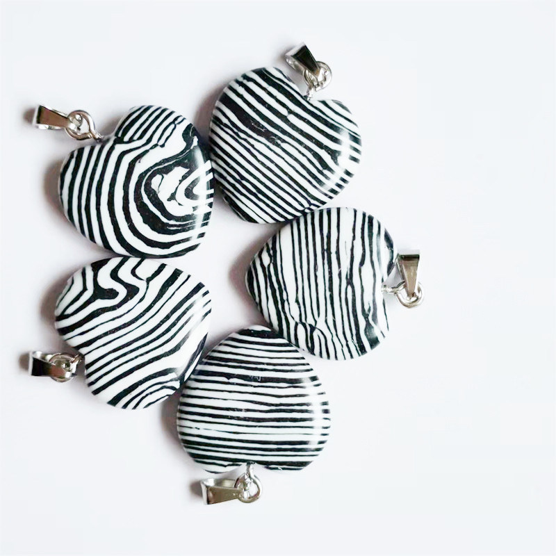 Cruz-frontera piedra natural amor colgante 20mm cristal Ágata en forma de corazón colgante melocotón corazón COLLAR COLGANTE accesorios de la joyería