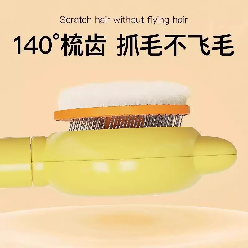 Pein de gato especial para perros, agujas para eliminar el pelo flotante, peinado de perro, dibujo de pelo, muñecas de mascota, pelo largo, cepillo de pelo de gato, limpieza, masaje mágico