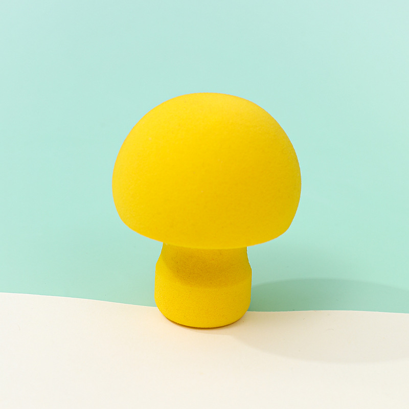 Fábrica de maquillaje de belleza transfronterizo personalizado cabeza de hongo de huevo esponja sin látex maquillaje de huevo soplo de polvo cojín herramientas de maquillaje al por mayor