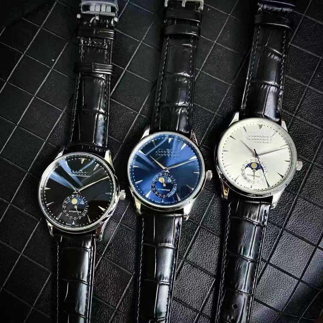 Micro-Business Zf Moon Phase Master Series Ultra-Thin Fully Automatic Mechanical Waterproof Men's Watch Belt Manufacturer with Complete Functions