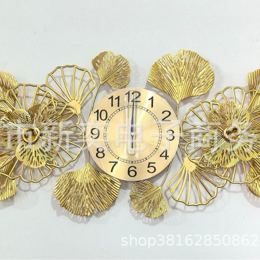 Spot Amazon Clock Simple Peacock Creative Living Room Hanging Clockwise Hanging Wall Homestay Better Background