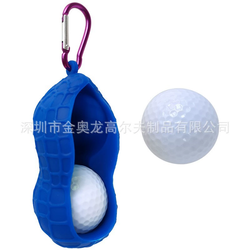 Amazon Spot Golf Peanut Silicone Ball Bag Golf Accessories Tool Belt Bag Silicone Small Ball Bag