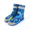 3603 blue tropical leaves