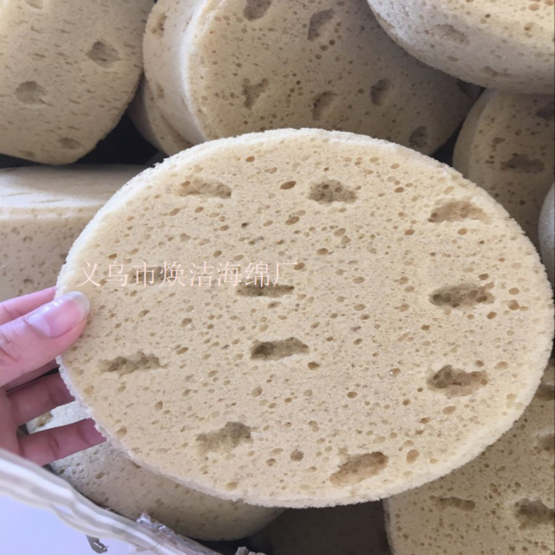 窝蜂圆形海绵 新款沐浴海绵，手感柔软多泡 创意清洁绵，可供应