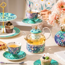 欧式骨瓷咖啡杯轻奢高级感咖啡具套装马克杯杯子高档精致咖啡杯碟