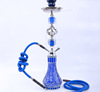 Spot inventory Double -barrier four -tube Arabic smoke bottle set medium mosaic glass cigarette fight metal accessories