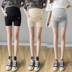 Pregnant women's safe pants summer thin version anti-nudity outerwear shorts casual fashionable high-waisted pregnant women's three-quarter pants