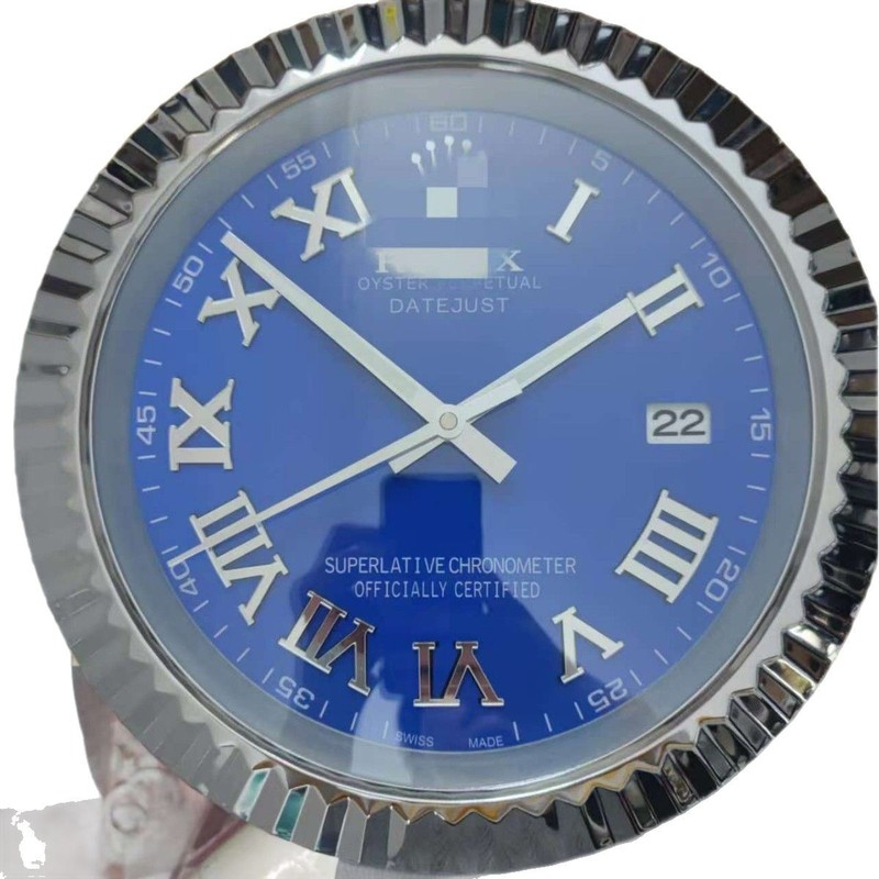 一件起批金属不锈钢夜光客厅挂钟GMT静音钟表专供出口Wall clock|undefined