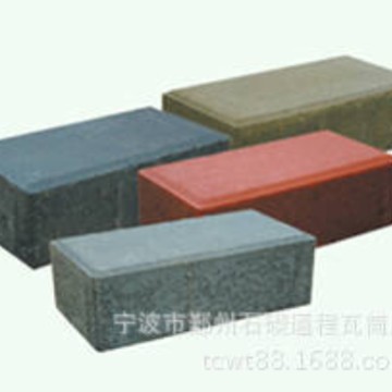 宁波厂家 各色荷兰砖 透水砖 广场砖 通天砖通体颜色