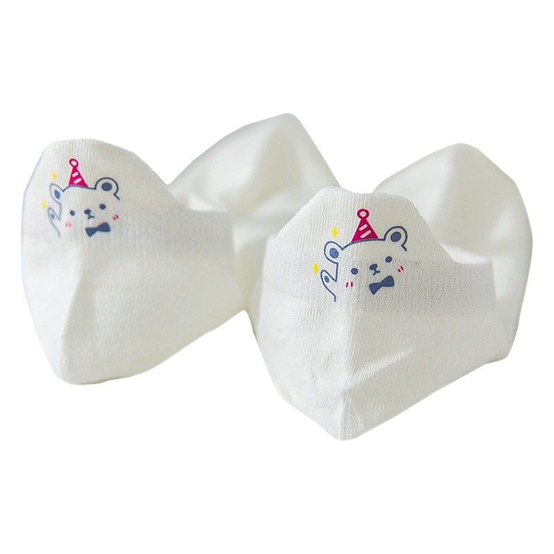Белые носки с медведем, женские короткие носки, летние тонкие, милые южнокорейские низкие носки-лодочки с мелким верхом, летние короткие носки из чистого хлопка