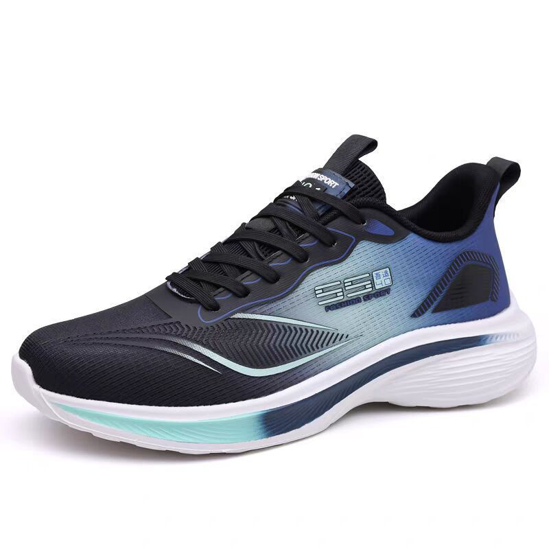 Primavera y verano nuevos 2025 pareja zapatos para correr de calle ultraligeros que absorben los golpes profesionales maratón estudiante zapatos deportivos transpirables zapatos de moda