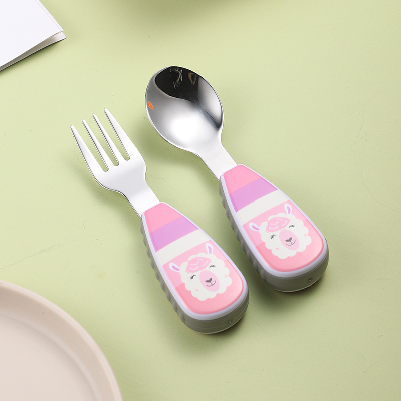 316 스테인레스 스틸 숟가락과 포크 양