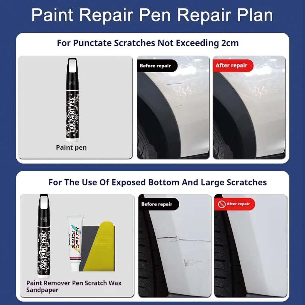 Prepinfoam-P39 Touch-Up Pen, Car-Specific Paint Pen to Remove Scratches, Repair Car Paint and Refurbish, Exclusively for Cross-Border Supply