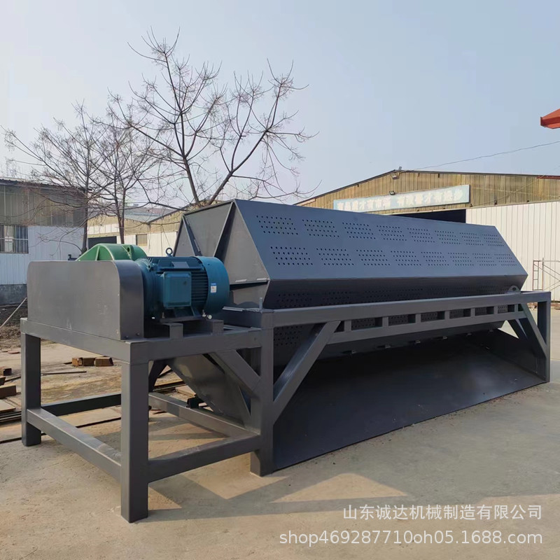 六角滚筒抛光机 金属件去油除锈研打磨机 破碎废铁去毛刺抛光设备