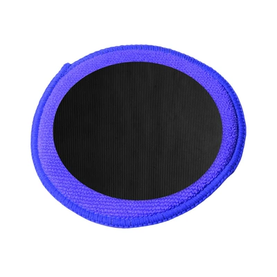 Paint Residue | Car wax - striped-round-abrasive-pad-blue