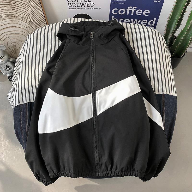 Couple's outerwear, men's sportswear clip, trendy