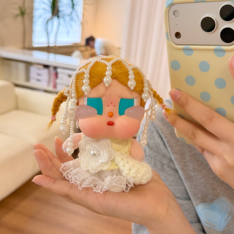 Lace Outfit Set Suitable for Crybaby Crying Doll, 10/15cm Doll Clothing Set, Wedding Dress Lace Outfit Set Suitable for Crybaby Crying Doll, 10/15cm Doll Clothing Set, Wedding Dress