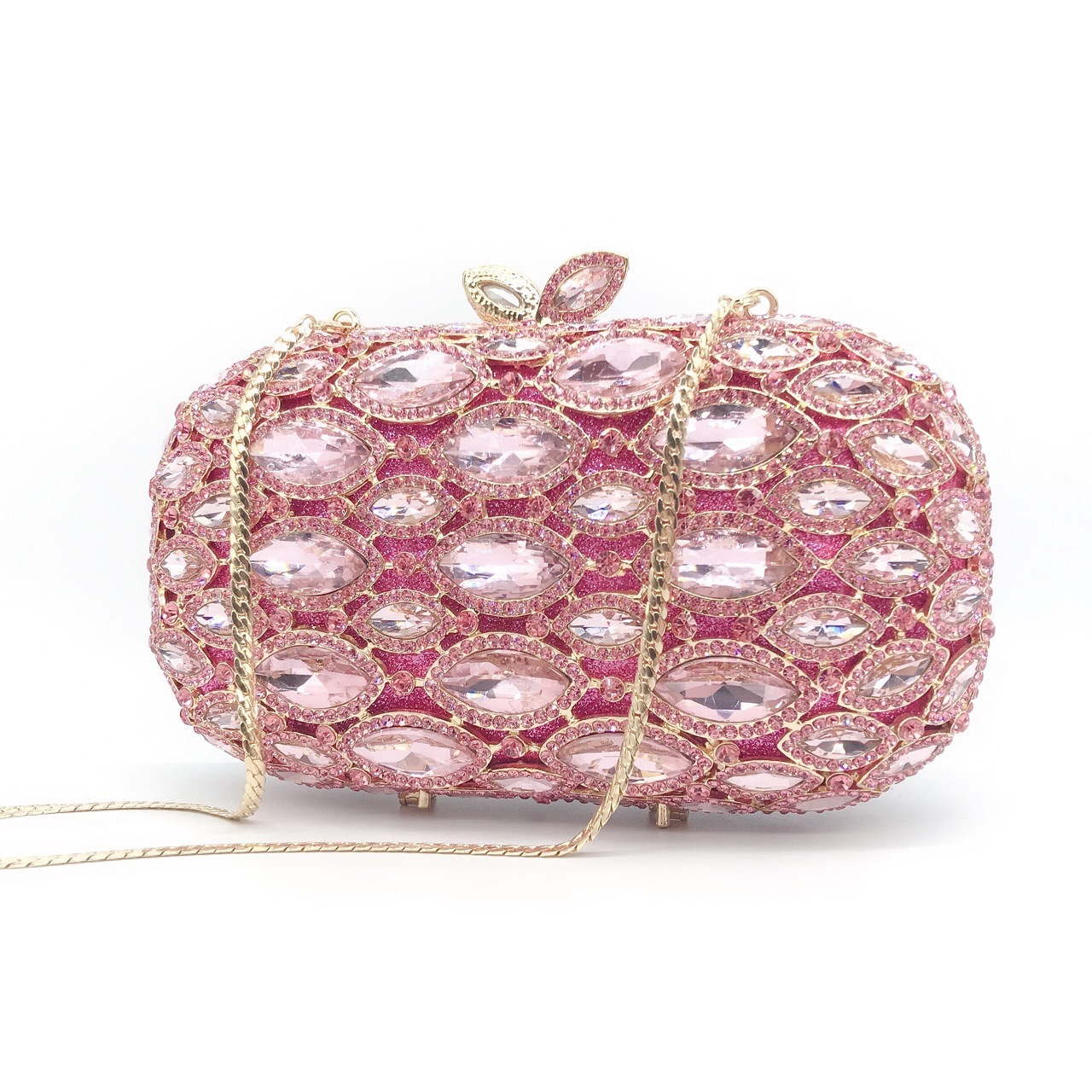* Cross-border AliExpress hueco metal con diamantes bolsas de cena vestido de banquete de diamantes de mano bolsas de moda de mujer