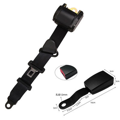 Car seat belt | belt K3 + webbing - k3ys-w145-base