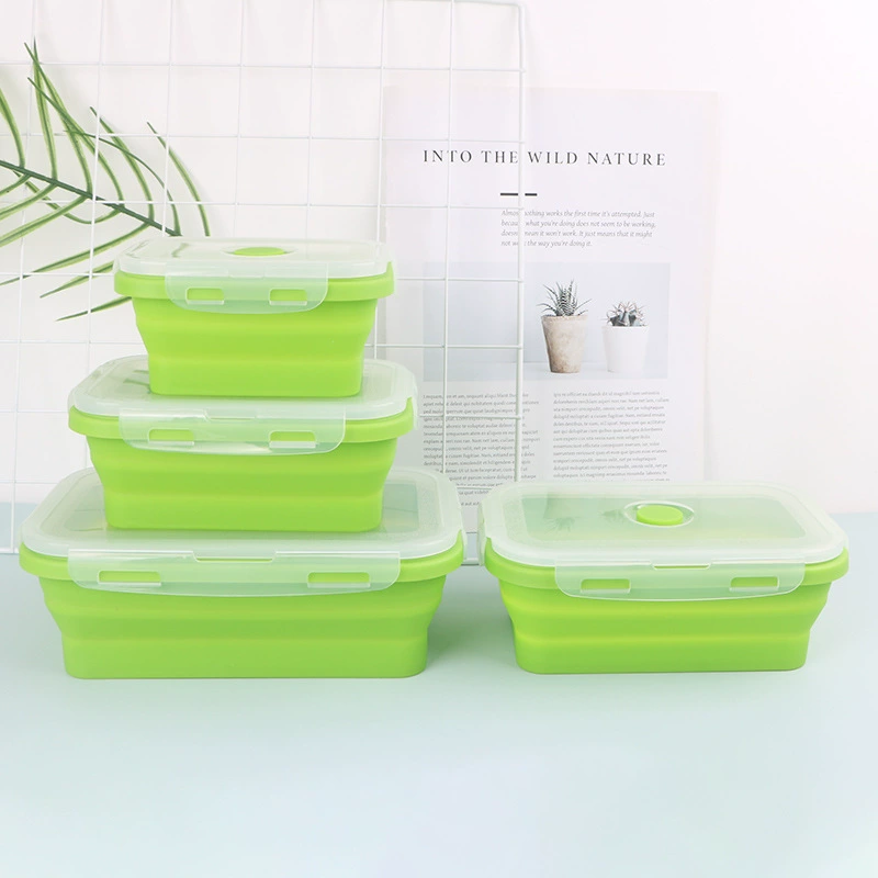 Silicone lunch box, банка для хранения, mini box, square storage box, set