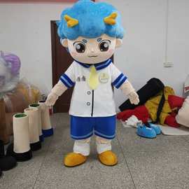 泡沫雕刻人偶 舞台表演道具毛绒玩具 动漫服装行走固定卡通人偶