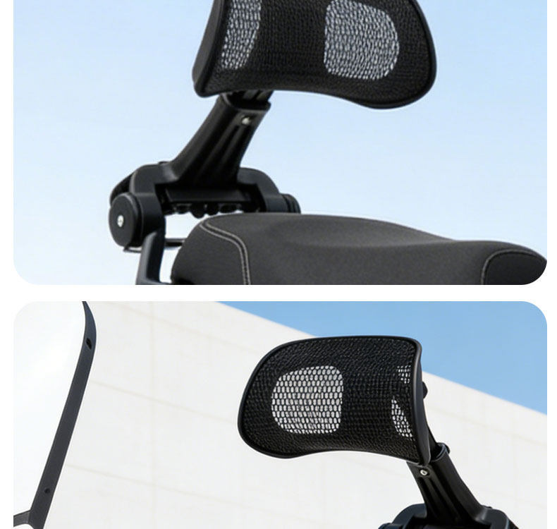 Suitable for No.9 Electric Scooter M/N Series Adjustable Folding Backrest N3/M5 Telescopic Folding Backrest for Delivery Riders