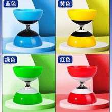 磨砂铃空竹小学生3轴承5轴承双头初学者儿童老人健身空竹抖空竹