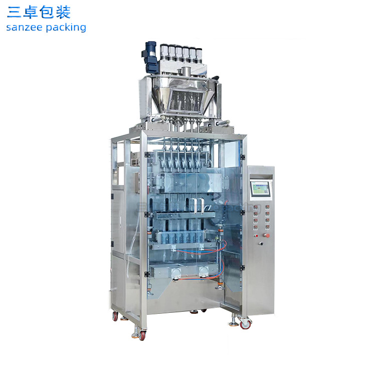 多列圆角背封粉剂包装机 全自动螺杆粉剂包装机 三卓包装SZ-DL