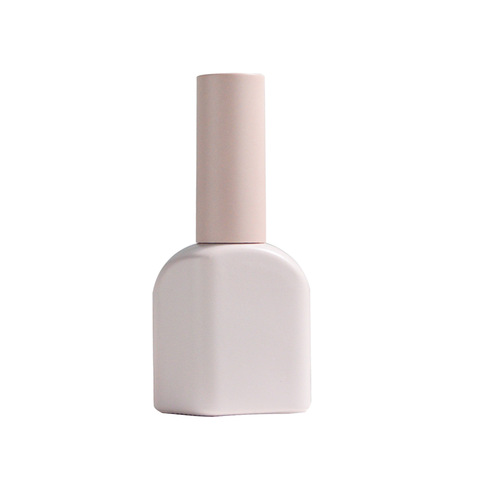 Source factory pink nail polish glass bottle nail polish bottle empty bottle nail polish packaging material new bottle