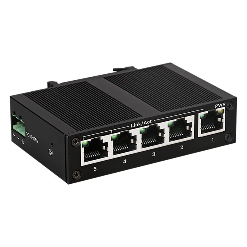 Пять гигабитных промышленных коммутаторов 5 неуправляемых линейных разделителей промышленной сети гарантия 5