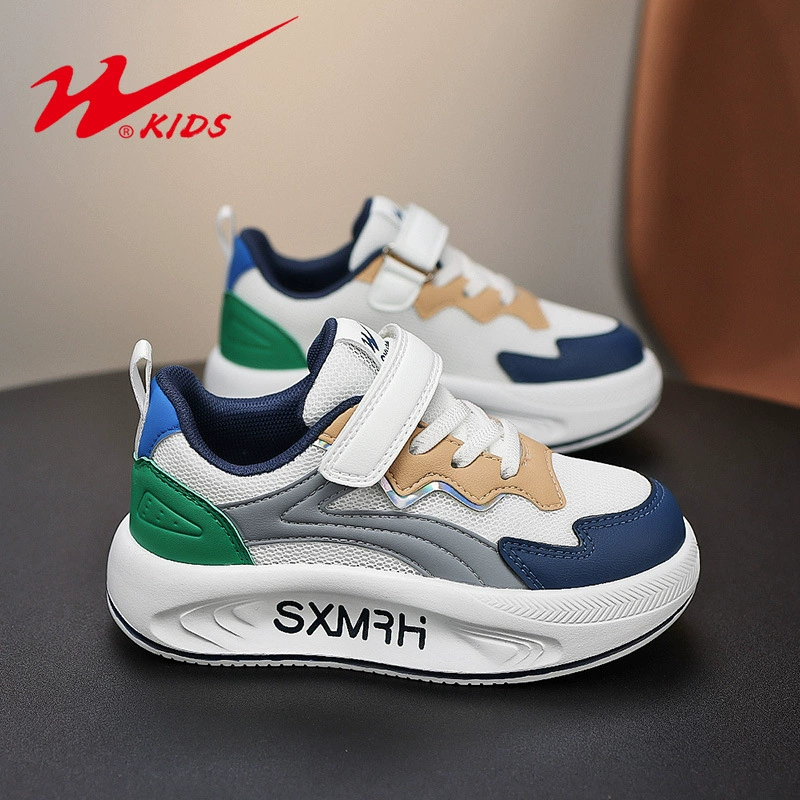 双星 Mesh footwear, дышащие мягкие спортивные кроссовки, осень, мягкая подошва, 8 лет