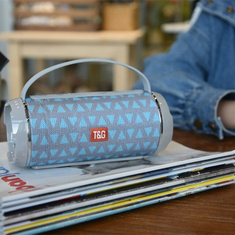 Nuevo altavoz Bluetooth TG116C, altavoz inalámbrico Bluetooth resistente al agua, subwoofer de escritorio, altavoz pequeño con tarjeta USB y TF