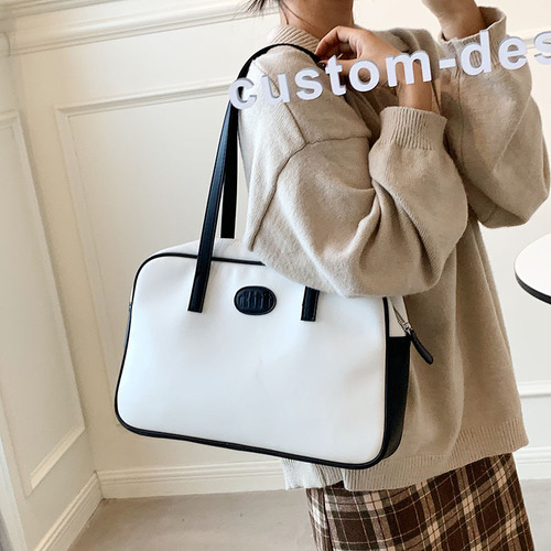 Korean fashion texture handbag new trendy women's bag large capacity commuter bag women's ins casual popular bag