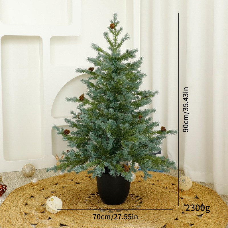 Amazon nuevo árbol de Navidad PE decoración doméstica decoración de ventanas decoración de Navidad atmósfera de Navidad diseño de escena