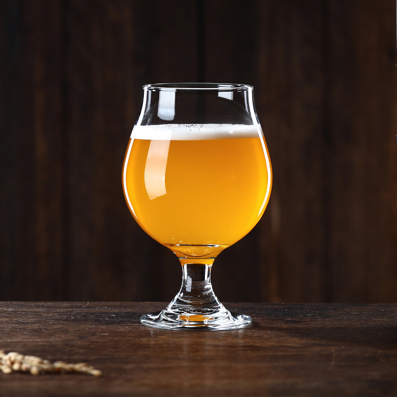 Vaso de vino de cerveza artesanal, personalidad creativa, vaso de tulipán de cristal rojo neto, vaso de whisky de alta gama de lujo ligero