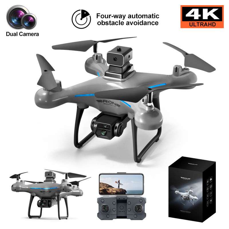 Ky102 Cross-Border Drone with Obstacle Avoidance, Remote Control Aircraft, Optical Flow High-Definition Aerial Photography, Quadcopter for Foreign Trade