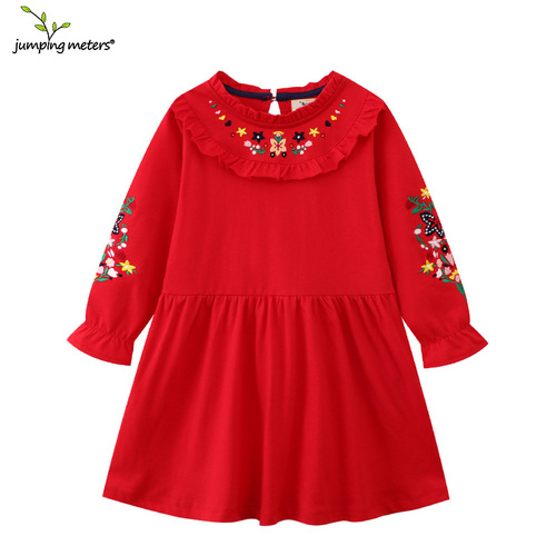 2025 Spring and Autumn European and American Girls' Dress Children's Knit Long Sleeve Baby Princess Dress
